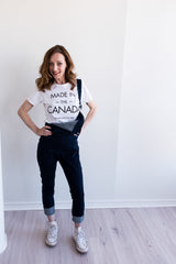 MADE IN THE CANADA Women's Ring Spun Premium Tee - YGK Studios