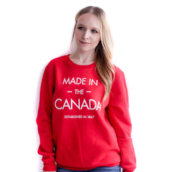MADE IN THE CANADA Unisex Premium Crewneck Sweatshirt - YGK Studios